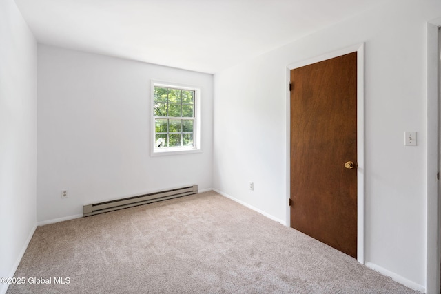 257 Lake Rd, Cobleskill, NY 12043 - carpeted spare room with baseboard heating and baseboards