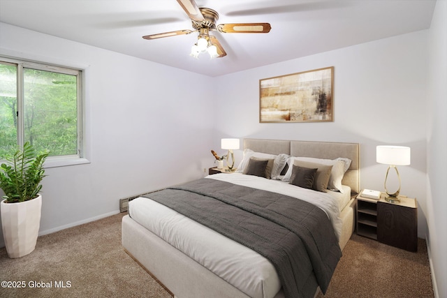 257 Lake Rd, Cobleskill, NY 12043 - carpeted bedroom with a ceiling fan and baseboards