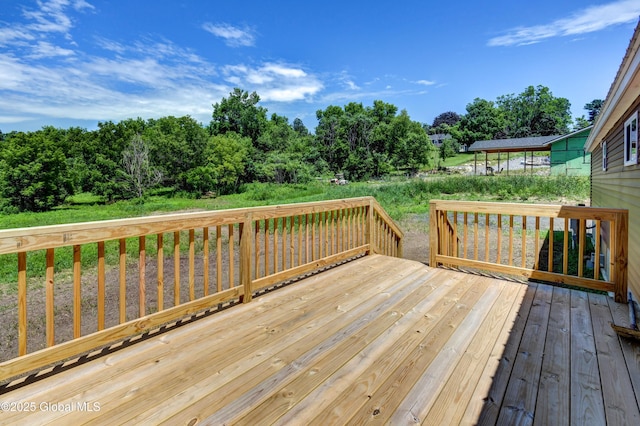 135 Lafayette St, Palatine Bridge, NY 13428 - view of wooden deck