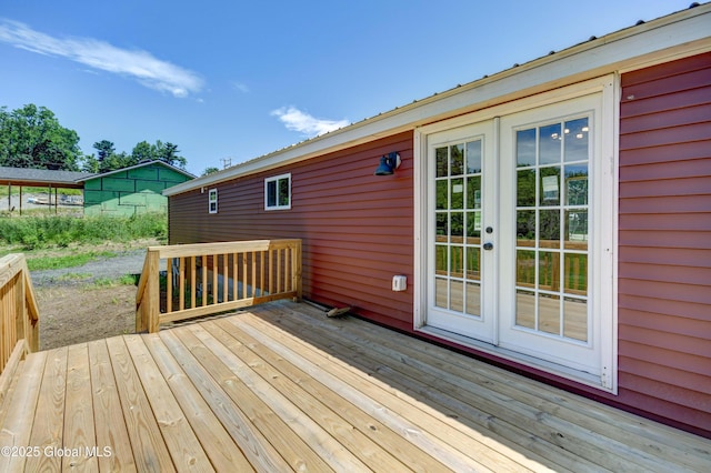 135 Lafayette St, Palatine Bridge, NY 13428 - deck with french doors