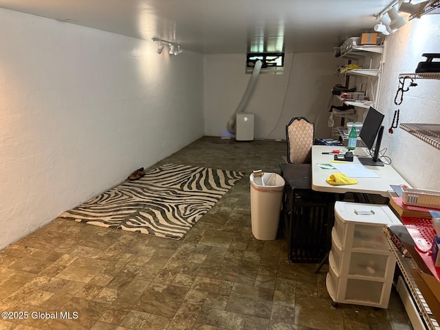 370 Partridge St, Albany, NY 12208 - finished basement with stone finish floors