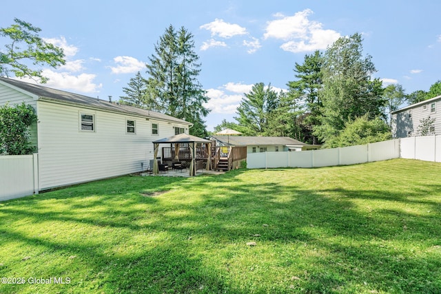 1 Tamarack Ln, East Greenbush, NY 12061 - view of yard with a gazebo and a patio area
