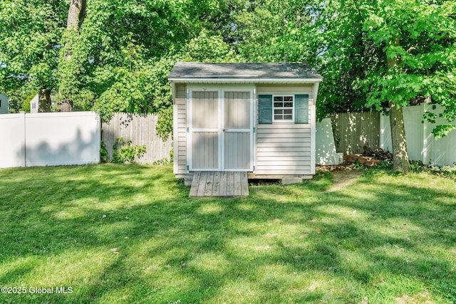 1 Tamarack Ln, East Greenbush, NY 12061 - view of shed featuring a fenced backyard