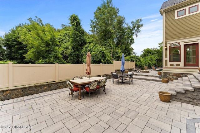176 5th Ave, Saratoga Springs, Inside, NY 12866 - view of patio with outdoor dining area