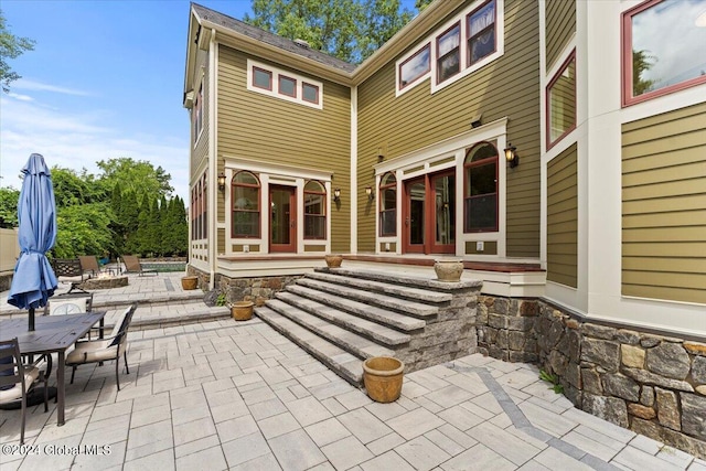 176 5th Ave, Saratoga Springs, Inside, NY 12866 - view of patio featuring outdoor dining area