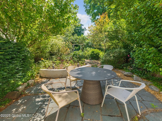 8 Front St, Schenectady, NY 12305 - view of patio featuring outdoor dining space
