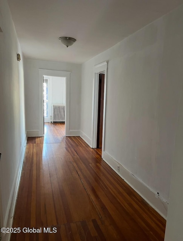 302-304 Quail St, Albany, NY 12208 - hallway featuring radiator and hardwood / wood-style floors