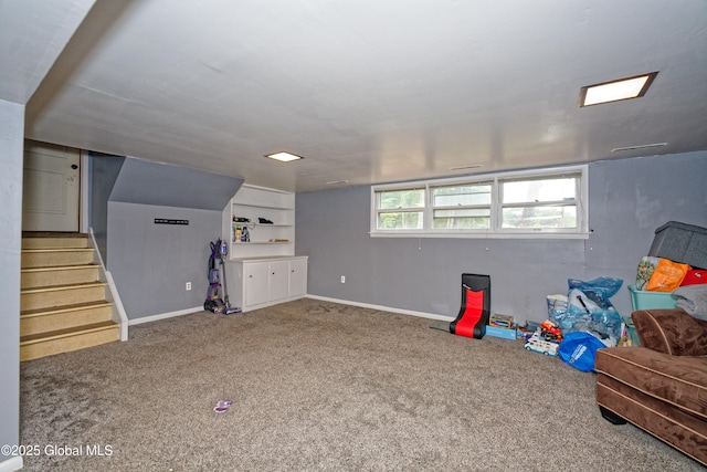 1101 Manas Dr, Schenectady, NY 12303 - recreation room with carpet flooring and baseboards