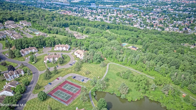 614 Apex Ln, Troy, NY 12182 - aerial overview of property's location featuring a large body of water