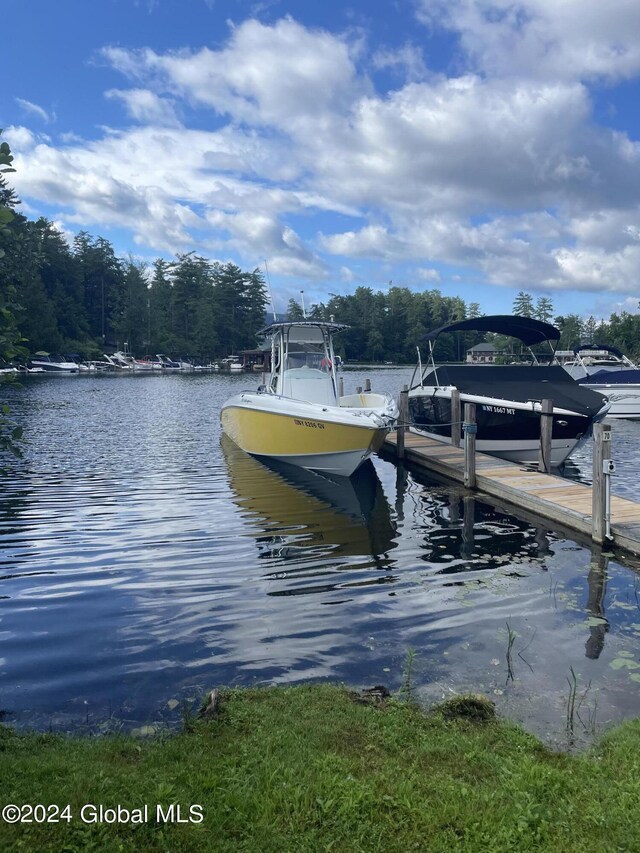 15 Green Harbour Ln, Lake George, NY 12845 - dock area featuring a water view