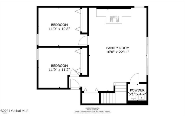15 Green Harbour Ln, Lake George, NY 12845 - view of property floor plan