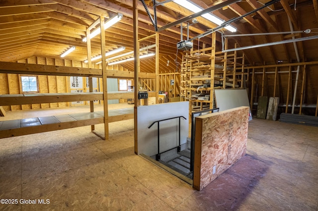 19 Meadow Rd, Hudson Falls, NY 12839 - miscellaneous room featuring vaulted ceiling