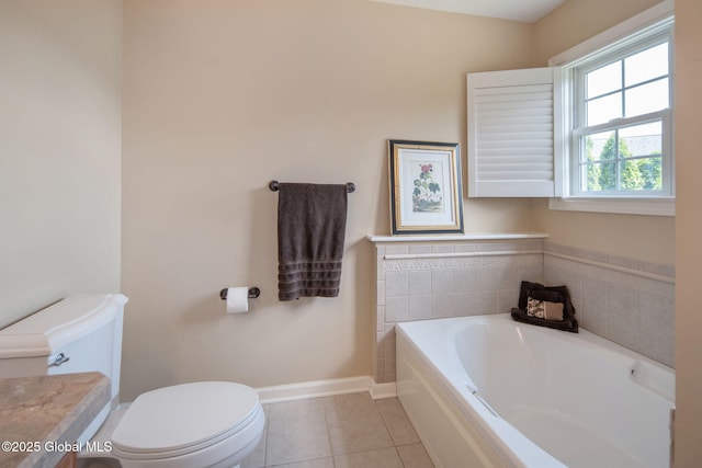 16 Callaway Cir, Colonie, NY 12211 - full bath with a garden tub and tile patterned flooring