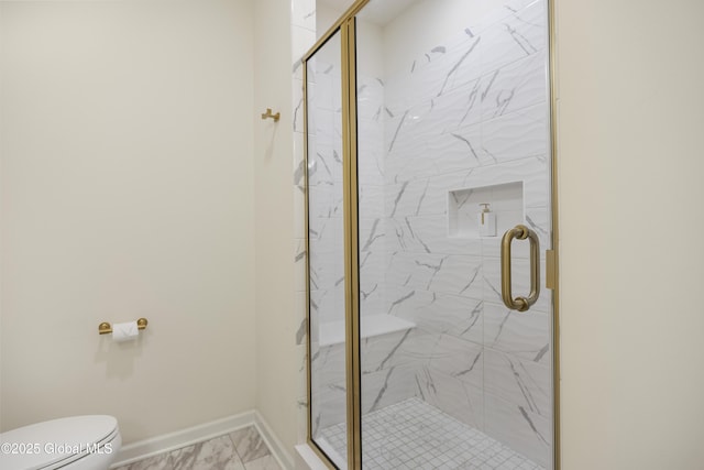 10A Idared Ln, Halfmoon, NY 12065 - full bathroom with a marble finish shower and marble finish flooring