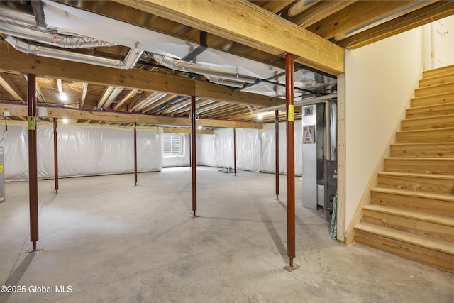 10A Idared Ln, Halfmoon, NY 12065 - unfinished basement featuring stairs