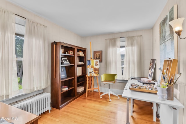 1101 Ardsley Rd, Schenectady, NY 12308 - office featuring radiator, healthy amount of natural light, and wood finished floors