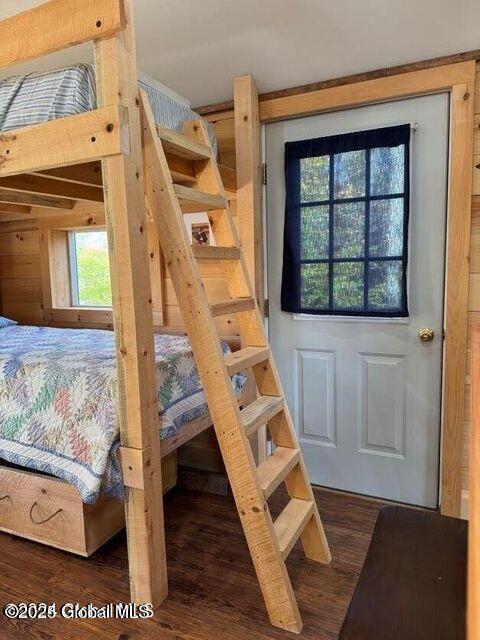 215 Ridge Rd, Minerva, NY 12851 - bedroom with wood finished floors
