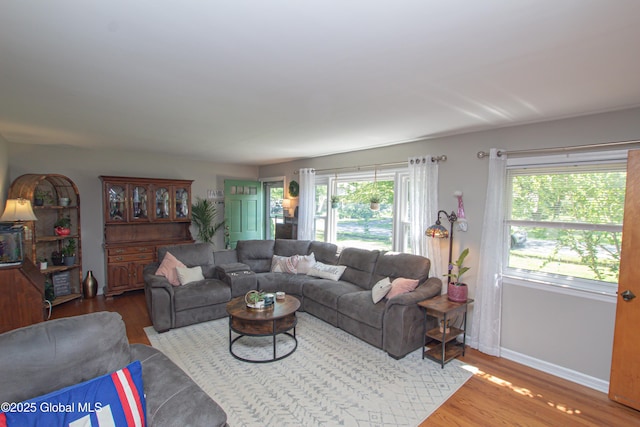 33 Woodside Dr, Glenville, NY 12302 - living area with wood finished floors and baseboards