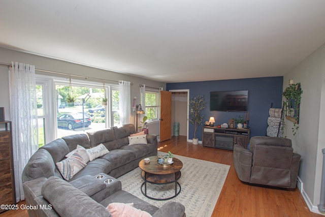 33 Woodside Dr, Glenville, NY 12302 - living area featuring wood finished floors