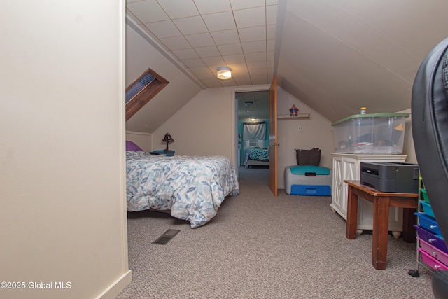 33 Woodside Dr, Glenville, NY 12302 - bedroom with carpet and lofted ceiling