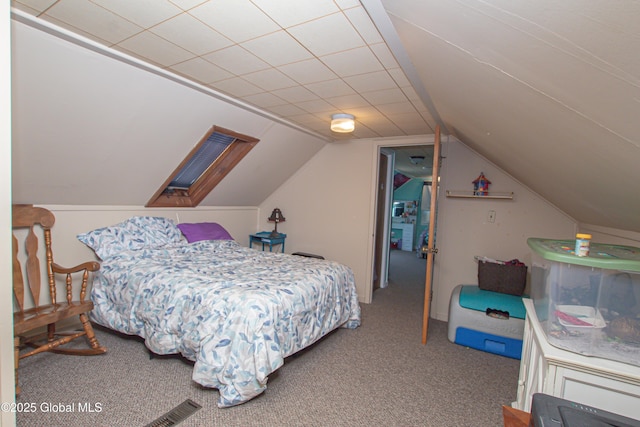 33 Woodside Dr, Glenville, NY 12302 - bedroom with carpet and lofted ceiling