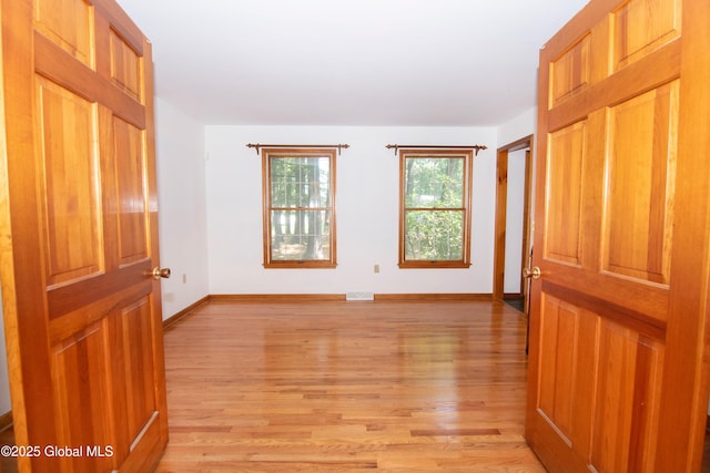 66 Via Da Vinci, Clifton Park, NY 12065 - spare room with light wood-style floors and baseboards