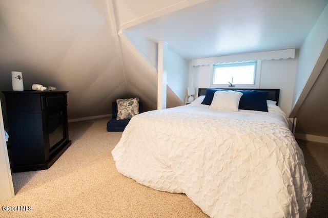 1264 Pilot Knob Rd, Fort Ann, NY 12844 - bedroom with carpet and vaulted ceiling