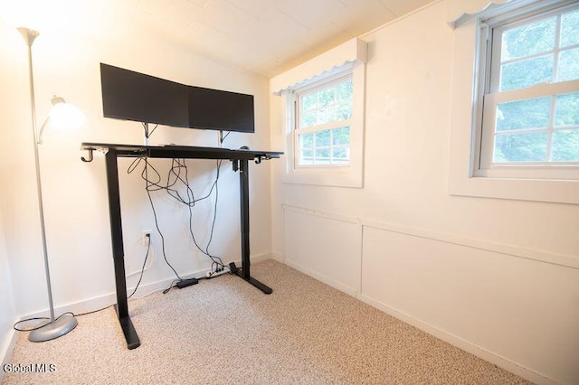 1264 Pilot Knob Rd, Fort Ann, NY 12844 - workout area with carpet flooring and baseboards