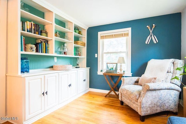 1264 Pilot Knob Rd, Fort Ann, NY 12844 - sitting room with light wood-style floors and baseboards