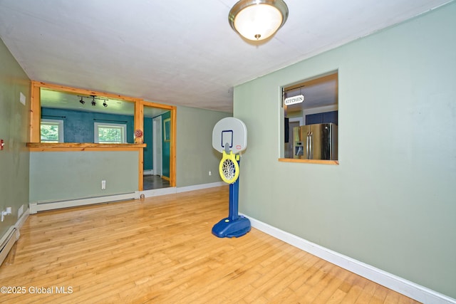 962 Camden Valley Rd, Salem, NY 12873 - empty room featuring a baseboard radiator and wood finished floors