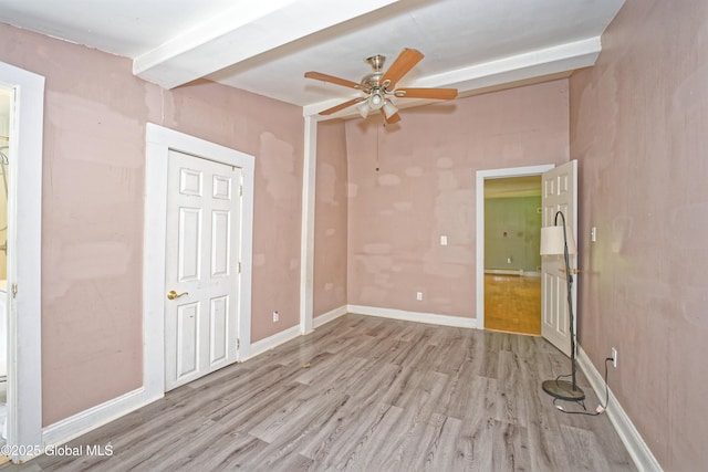 962 Camden Valley Rd, Salem, NY 12873 - unfurnished bedroom featuring light wood-style floors and a ceiling fan