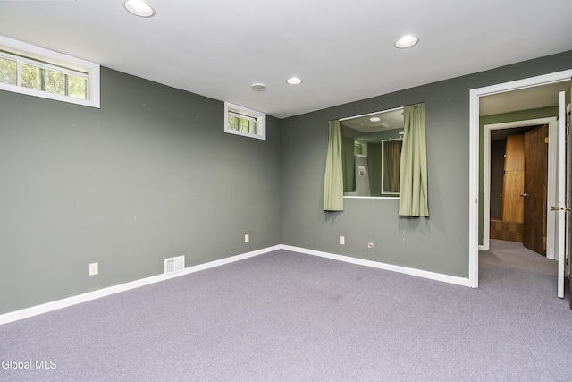 1 Maple Dr, Greenfield, NY 12833 - basement with carpet flooring and recessed lighting