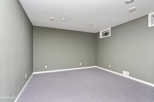 1 Maple Dr, Greenfield, NY 12833 - carpeted empty room featuring baseboards and recessed lighting