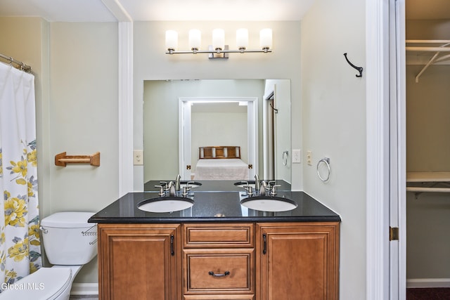 1 Maple Dr, Greenfield, NY 12833 - bathroom with double vanity and a walk in closet