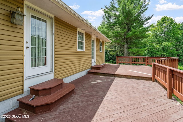 1927 Berne Altamont Rd, Altamont, NY 12009 - view of wooden terrace