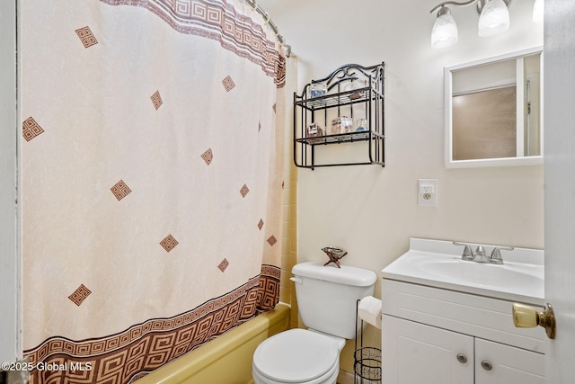 1927 Berne Altamont Rd, Altamont, NY 12009 - bathroom with vanity and shower / bathtub combination with curtain