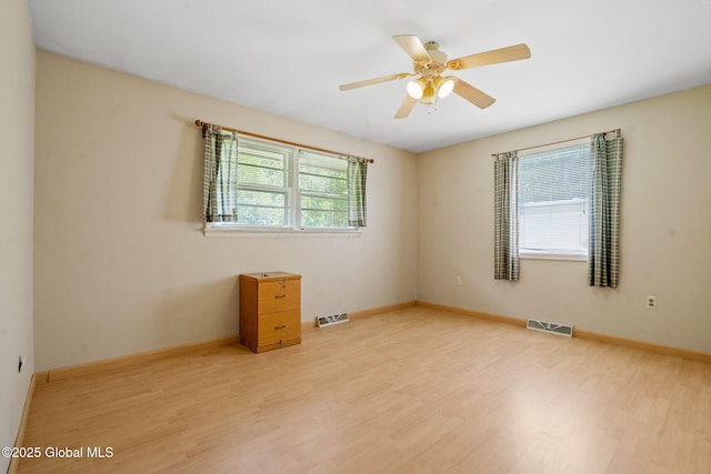 1927 Berne Altamont Rd, Altamont, NY 12009 - unfurnished room with light wood-style floors and a ceiling fan