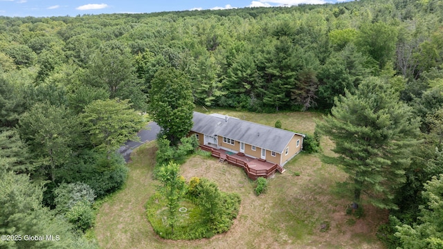 1927 Berne Altamont Rd, Altamont, NY 12009 - view from above of property with a forest