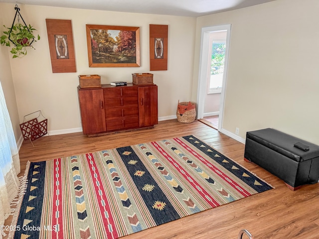 4882 Potter Hollow Rd, Rensselaerville, NY 12469 - sitting room featuring wood finished floors and baseboards