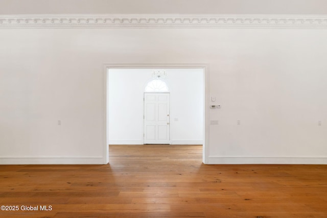 410 Jones Hill Rd, Jefferson, NY 12093 - spare room featuring crown molding and wood finished floors