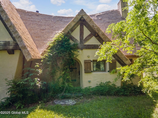 372 Jones Hill Rd, Jefferson, NY 12093 - view of home's exterior featuring stucco siding