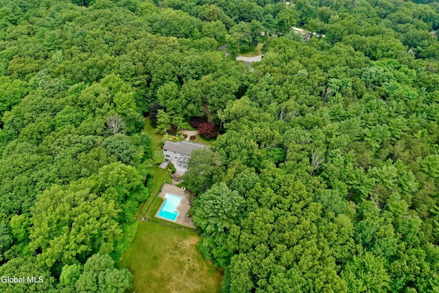 14 Friar Tuck Ct, Clifton Park, NY 12065 - view of property location featuring a heavily wooded area