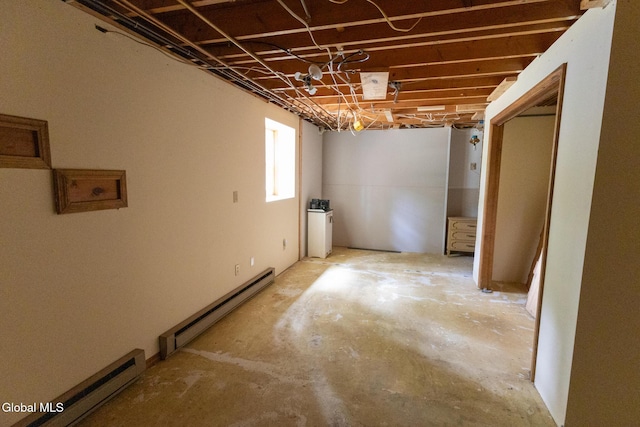 7 Shady Gln, Clifton Park, NY 12019 - basement with a baseboard radiator