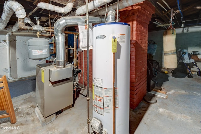 1151 Oxford Pl, Schenectady, NY 12308 - utilities featuring gas water heater and a heating unit