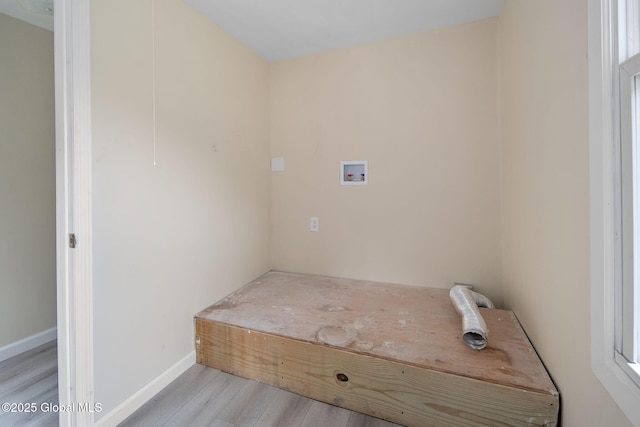 1707 Helderberg Trl, Berne, NY 12023 - washroom featuring light wood-style floors and hookup for a washing machine
