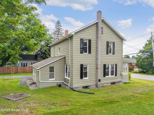 1707 Helderberg Trl, Berne, NY 12023 - rear view of property with a chimney