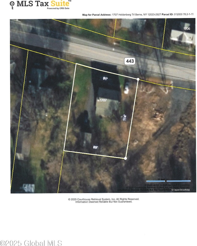 1707 Helderberg Trl, Berne, NY 12023 - map of property location with property boundaries highlighted