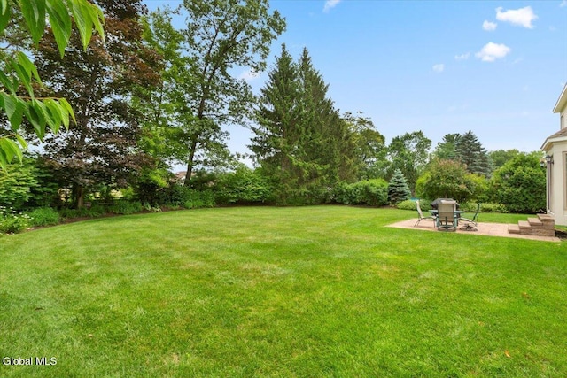 630 Salvia Ln, Guilderland, NY 12303 - view of grassy yard featuring a patio area