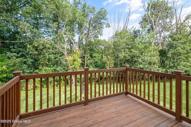 21 Beacon Dr, Colonie, NY 12189 - wooden deck featuring a yard