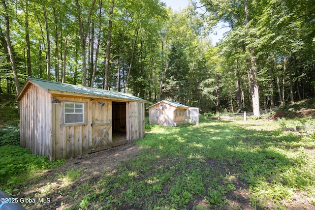 345 Goodman Rd, Fort Ann, NY 12827 - view of yard with a shed